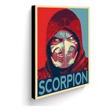 Cuadro Decorativo 50x30 Cms Scorpion