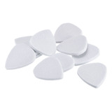 Plumillas Puas Guitarra De Fieltro 3mm Espesor Blanco 10pzs