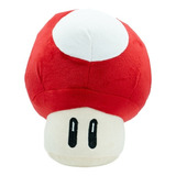 Peluche Toad Hongo Rojo Mario Bros Excelente Calidad 25 Cm