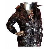 Campera Plasticosa Inflable Mujer