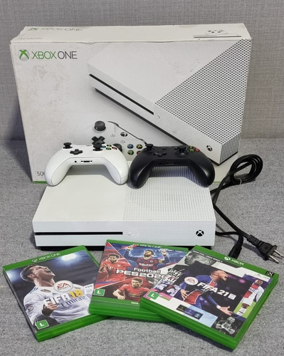 Xboxone S Microsoft  500gb Caixa Original Envio Em 24 Horas