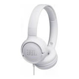 Fone De Ouvido Jbl On-ear Tune 500 C/ Fio Branco T500 White