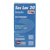 Seclac 2mg Antigalactogênico Cadelas E Gatas 16 Comp. Agener