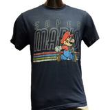 Remera Super Mario Bross Algodon Hombre Lite S A Xl