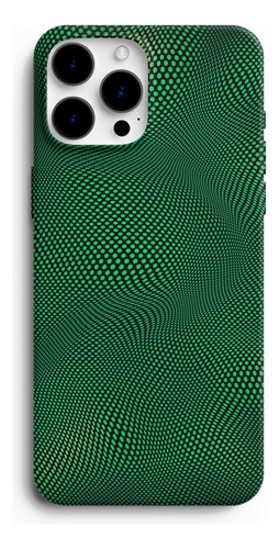 Funda Celular 2448 Diseño Abstracto Textura Brillo Verde Psi