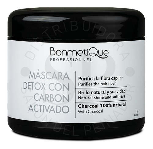 Bonmetique Mascara Detox Con Carbon Activado X 350ml - Vegan