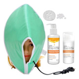 Kit Facial Hidratante  Gel Limpeza Mascara Termica