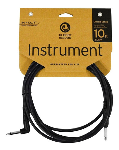 Planet Waves Pw-cgtra-10 Cable Intrumento 3,05 Mts. Guitarra