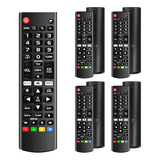 Kit 5 Controle Remoto Compatível LG Smart Tv Akb75675304 