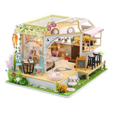 Flever Dollhouse Miniature Diy House Kit Creative Room Con M