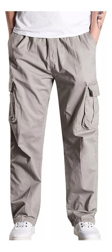 Pantalones Casuales Holgados De Talla Grande Para Hombre Bre