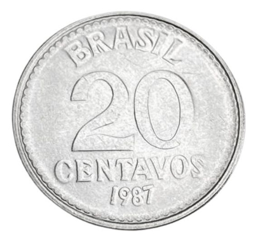 Moeda De 20 Centavos De 1987