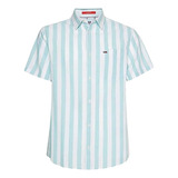Camisa De Hombre Tommy Hilfiger 3037 Stripe Classic Fit 3p
