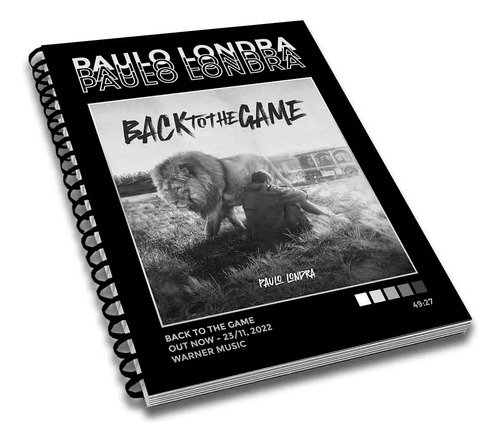 Libreta Paulo Londra Album Music Cuaderno Profesional