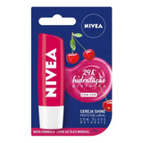 Hidratante Labial Lip Care Nivea Cereja Shine 4,8g