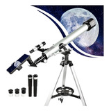 Telescopio Astronómico Profesional 60/700mm Monocular 525x