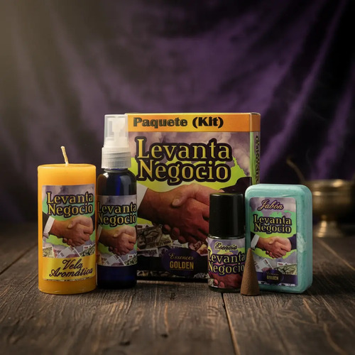 Kit Esotérico Con Esencia Vela Loción Incienso Y Jabón