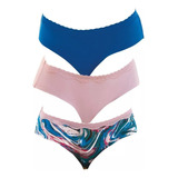 Set De 3 Panties Cachetero  Multicolor 807-50