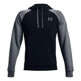 Poleron Under Armour Rival Fleece Colorblock Hoodie Negro