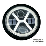 Faro Led 7 Pulgadas Redondo Hld-20-01 Jeep/bocho/moto