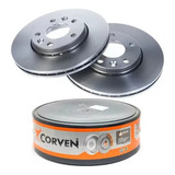 Kit X2 Disco Freno Ventilado Corven Clio 238mm 1991 - 2009