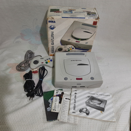 Sega Saturn Tec Toy Cib Na Caixa Serial Bate, Chaveado