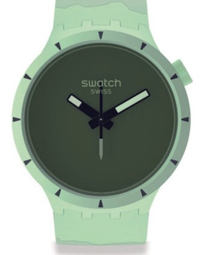 Reloj Swatch Sb03g100 Big Bold Bioceramic Forest Clasica