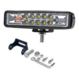 2 Exploradoras Lineal 16 Led 7000lm Moto/carro Alta Potencia