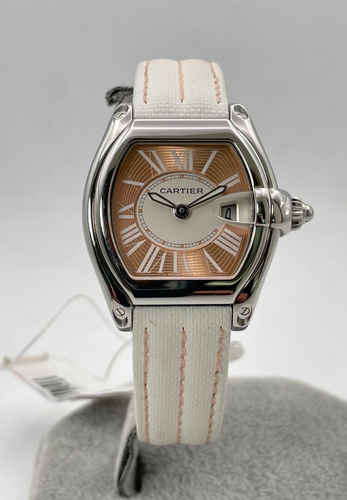 Reloj Cartier Roadster Color Salmon 36mm Mujer Boleta