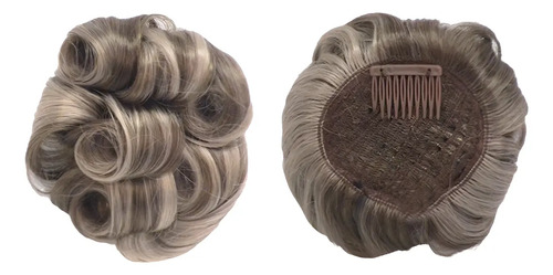 Chongo Postizo Gajos Peineta Practico Pelu Cabello Kanekalon