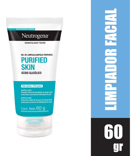 Gel Limpiador Facial Neutrogena Purified Skin X 60g