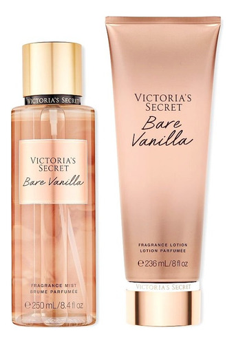 Victoria Secret Duo Splash+crema Bare Vanilla Ultimos!