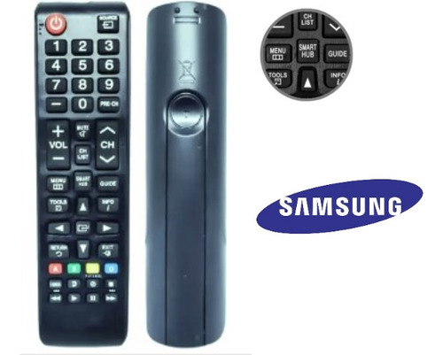 Controle Compatível Tv Led Samsung Smart Hub Futebol Modelos