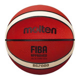 Balon De Basquetbol Molten Bg2000 Logo Lnb Nº 7 