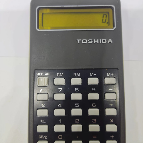 Calculadora Electronica Toshiba Lc 8000 C/funda - Excelente 
