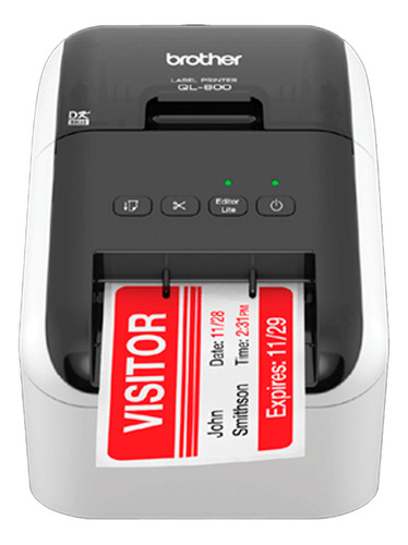 Rotulador Electrónico Brother Label Printer Ql-800 Alámbrico
