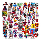 65 Pack Stickers Spiderman Calcos Impermeables Surtidos Opp 