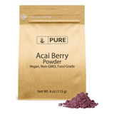 Pure Original Ingredients Acai Berry En Polvo, 4 Onzas, Supe