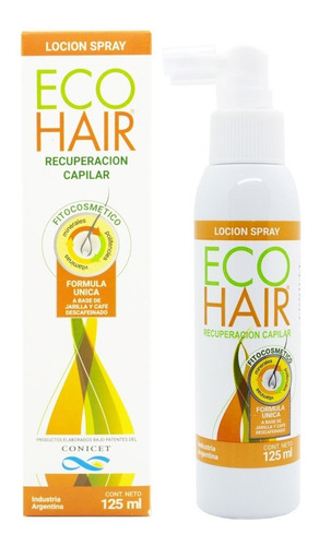Eco Hair Loción Anticaída Crecimiento Capilar Cabello 125ml