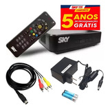 Receptor Sd Sky Pré Pago Conforto Com 36 Meses De Recarga