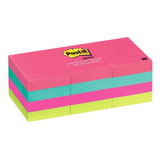 Notas Adhesivas 3m Post-it 4 Colores 34,9mm X 47,6mm