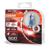 Kit X 2 Lamparas H4 Osram Night Breaker Laser 12v 60/55w