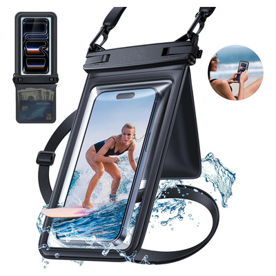 Funda Bolsa Protectora Impermeable Con Doble Para Celular