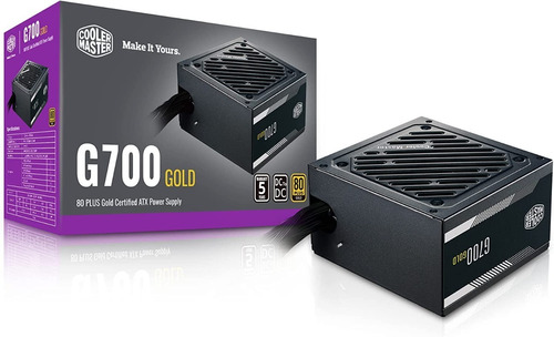 Fuente Atx Gamer Cooler Master G700 700w 80 Plus Gold C