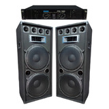 2 Columna Doble 15 1000w 3 Vias+potencia Moon Pm120 Oferta