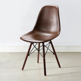 Iris Plaza Wec-82 Wood Grain Eames Dining Chair, Nordic, St.