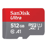 Tarjeta De Memoria Sandisk Sdsquar-512g-gn6ma  Ultra Con Adaptador Sd 512gb