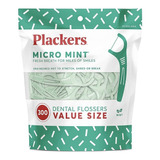 Plackers Hilo Dental Sabor Menta-palillo De Dientes Plegable