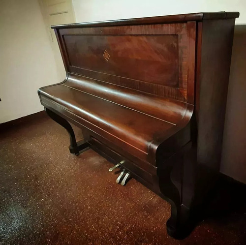 Lindner Piano Vertical Alemán 85 Teclas Marfil Madera Caoba