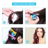 Juego De Rodillos De Pelo Jumbo Para Cabello Largo, Rizadore